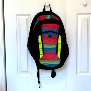 ADIDAS Rainbow and Black Backpack